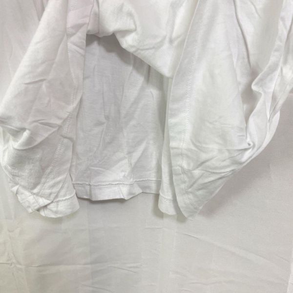 タイムアンドトゥルー　無(wú)地Tシャツ　ホワイト【XL】コットン100％　インナー