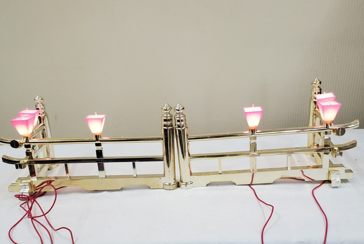 欄干　らんかん　電気付き　雛人形　ひな人形　雛道具　ひな道具　お雛様　おひな様　おひなさま　ひなまつり　ひな祭り　桃の節句_画像1