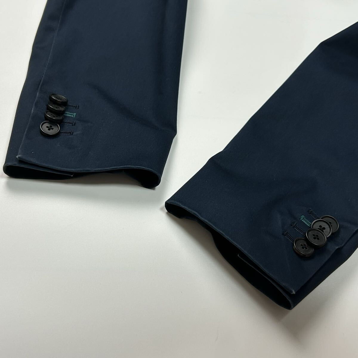 希少★ Paul Smith ポールスミス スーツ セットアップ ネイビー 裏地 総柄 紺 ビジネス カジュアル 最高級 メンズ 清潔感 カラフル _画像5