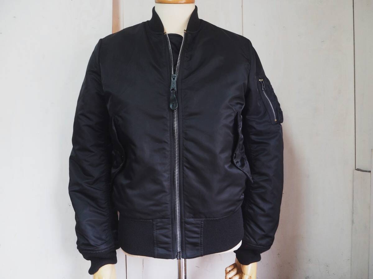 ALPHA INDUSTRIES,INC. MA-1 フライトジャケット S ジャパンフィットモデル 20004 アルファ_画像10