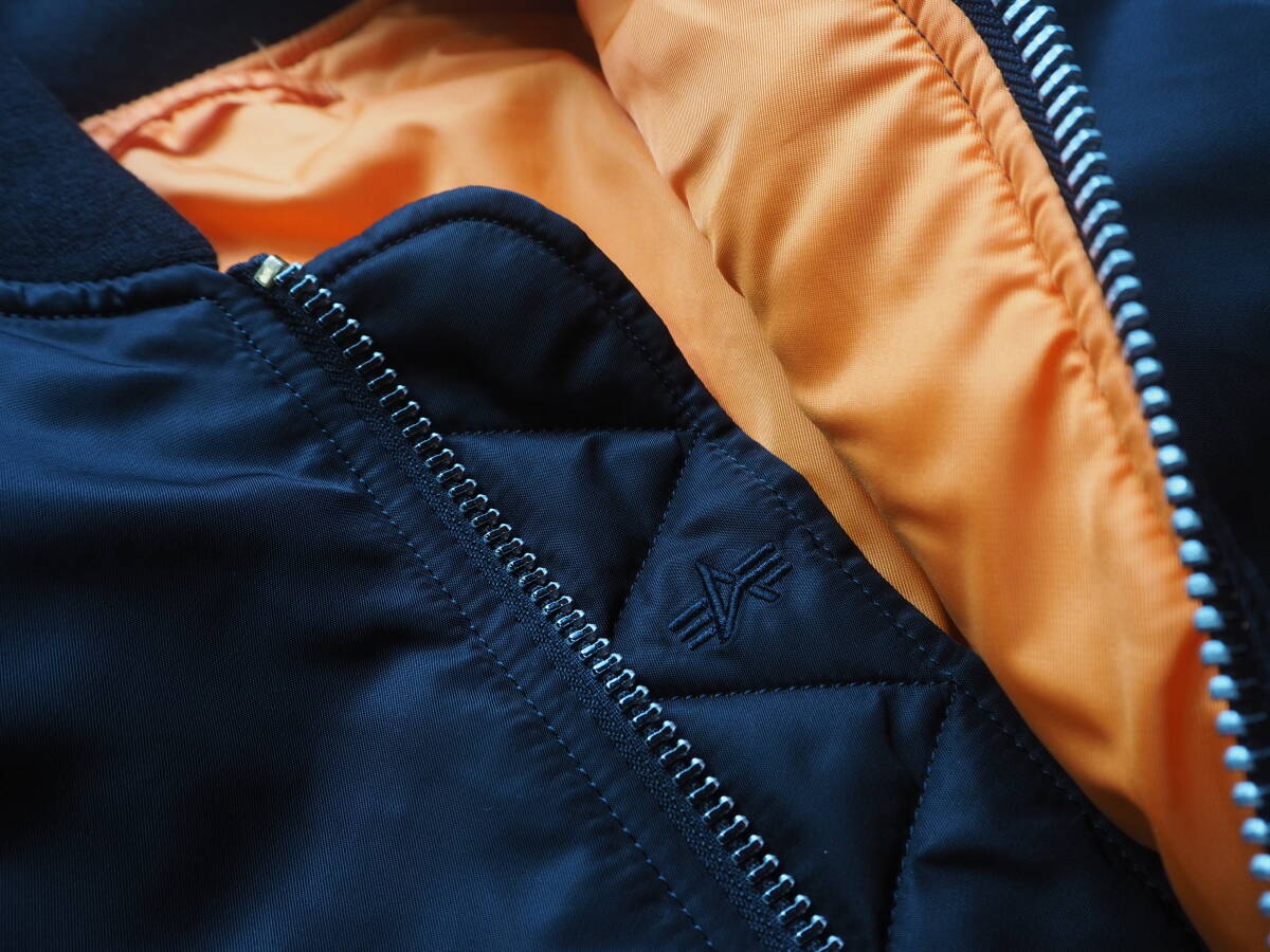 ALPHA INDUSTRIES,INC. MA-1 フライトジャケット S ジャパンフィットモデル 20004 アルファ_画像8