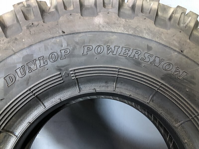 未使用品 フォークリフト用 ダンロップ パワースノー(PS7G102TA)6.50-10 10PR DUNLOP POWER SNOW 2本_画像2