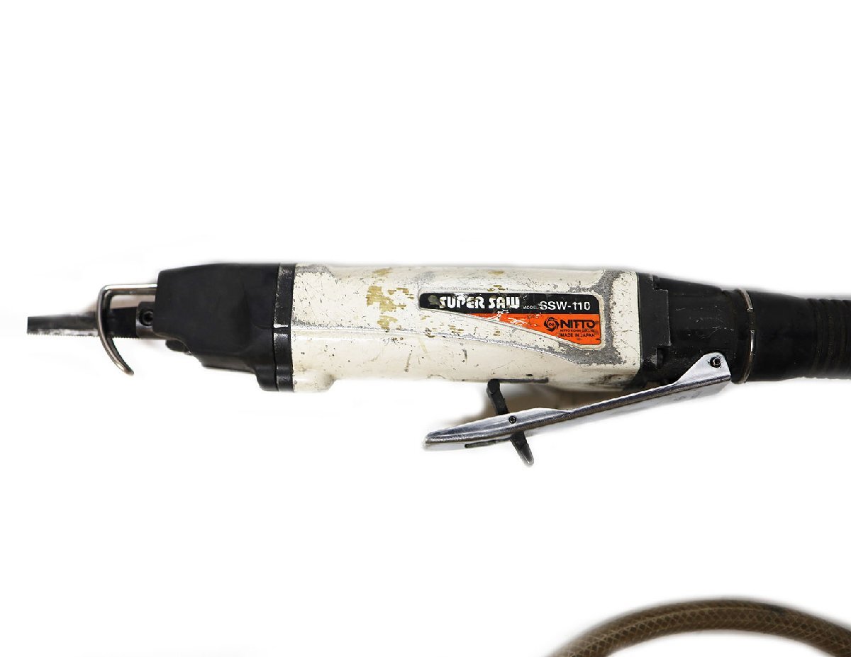 《W00674》NITTO (日東工器) SUPER SAW スーパソー SSW-110 エアーソー 現状品 □_画像2