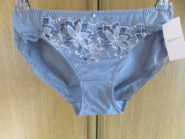 【新品】 tutu anna花柄綿入りショーツ　M　灰系_画像2