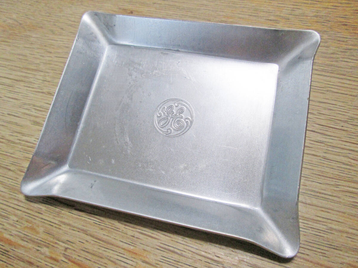 * редкость редкость USA Vintage /GEzenelaru электрический GENERALELECTRIC Ad ba Thai Gin g aluminium пепел tray / пепельница / мелкие вещи входить / Setagaya основа