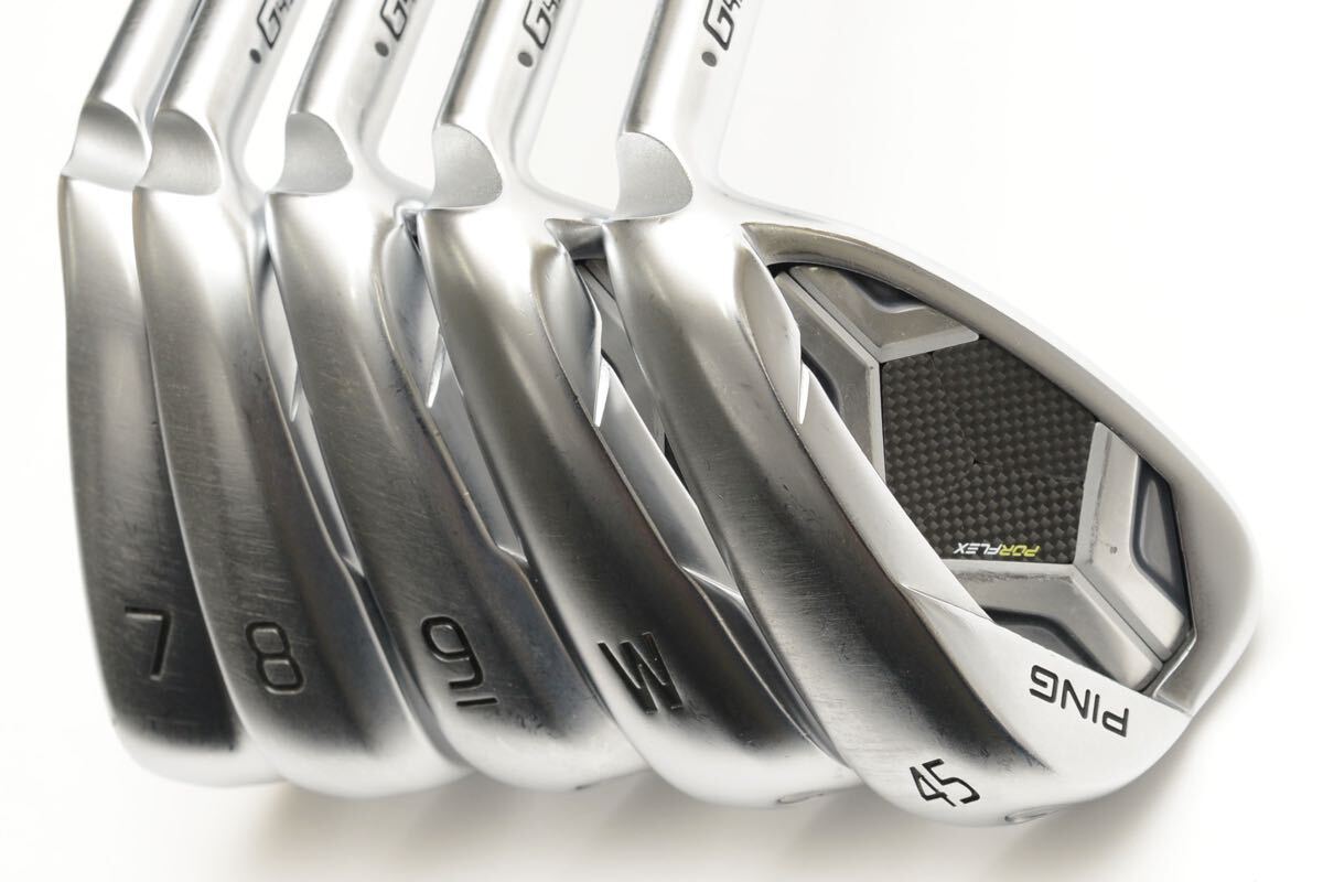 PING ピンG430アイアン 7-PW、45° 50° 6本　モーダス120R 送料込み_画像2