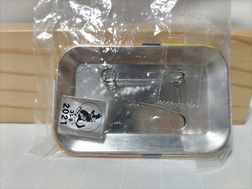 特撮大百科 キングコング対ゴジラ 強壮剤 パシン錠 缶バッジ_画像2