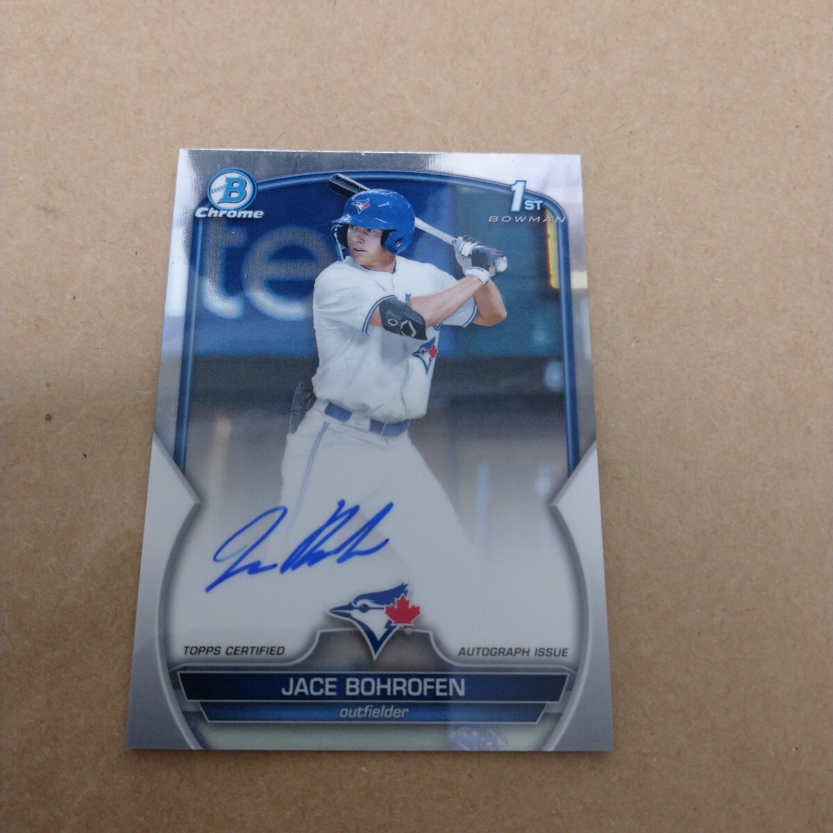 2023 Topps Baseball Bowman Draft Jace Bohrofen Auto 1st_画像1