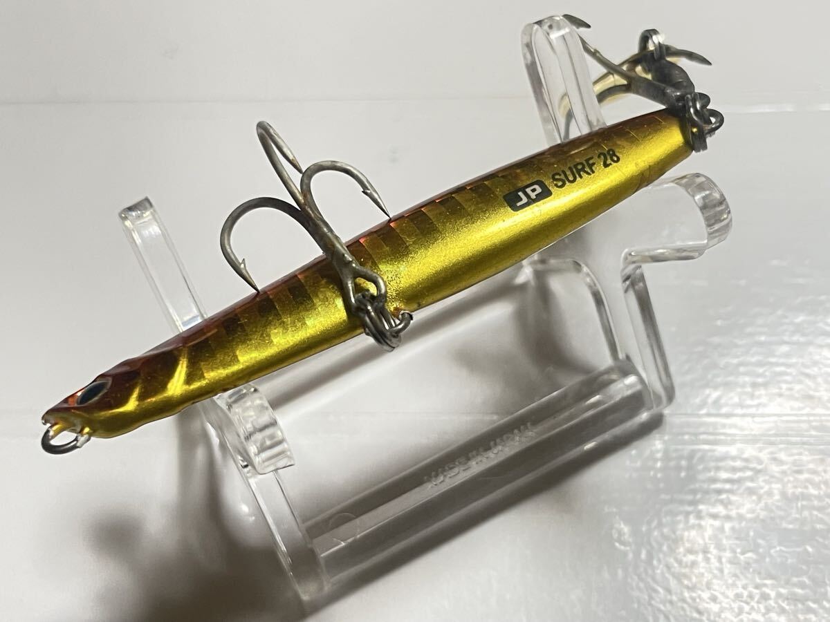 メジャークラフト ジグパラサーフ28g 約70mm アカキン メタルジグ マキジグ ブレードジギング シーバス ヒラメ コチ 青物 根魚 小型回遊魚 _画像4