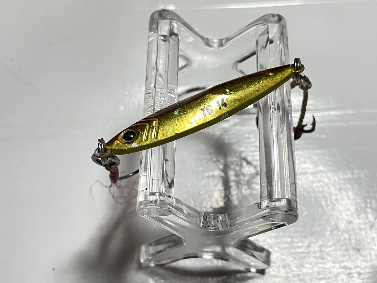 メジャークラフト ジグパラTG 14g レッドゴールド タングステン メタルジグ ライトゲーム メバル カマス アジ メッキ 根魚 堤防 サーフ 磯_画像3