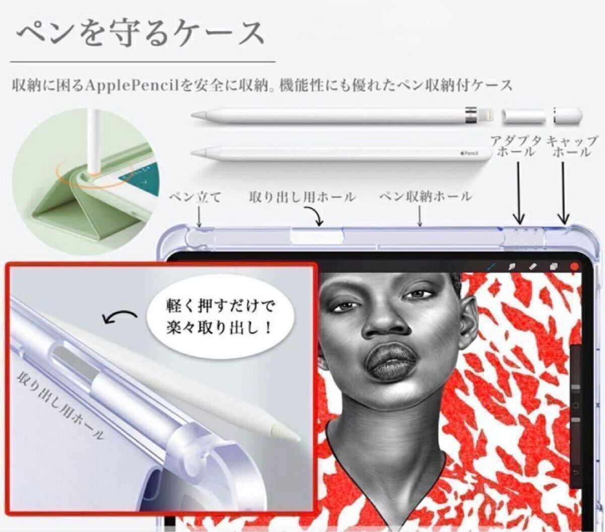 iPad покрытие авторучка порог двери место хранения no. 7 поколение no. 8 поколение no. 9 поколение 10.2 10.5