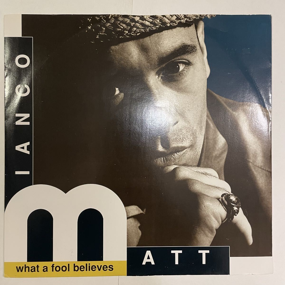 【12inch レコード】Matt Bianco 「What A Fool Believes」1991年/EastWest/YZ625T/9031-75774-0