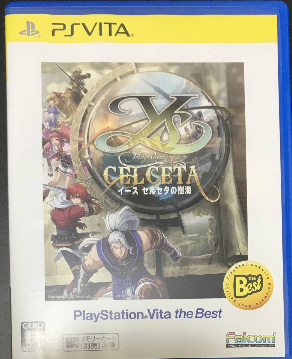 イース セルセタの樹海 PS Vita PlayStation アドル 日本ファルコム Falcom 黎の軌跡 閃の軌跡 空の軌跡 界の軌跡 イース4_画像1