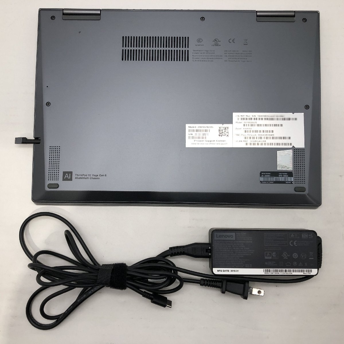 LENOVO ThinkPad X1 Yoga 20Y0S26L05 Core i7 1185G7 3.00GHz/16 GB/256 GB(NVMe) 〔B0827〕_画像10