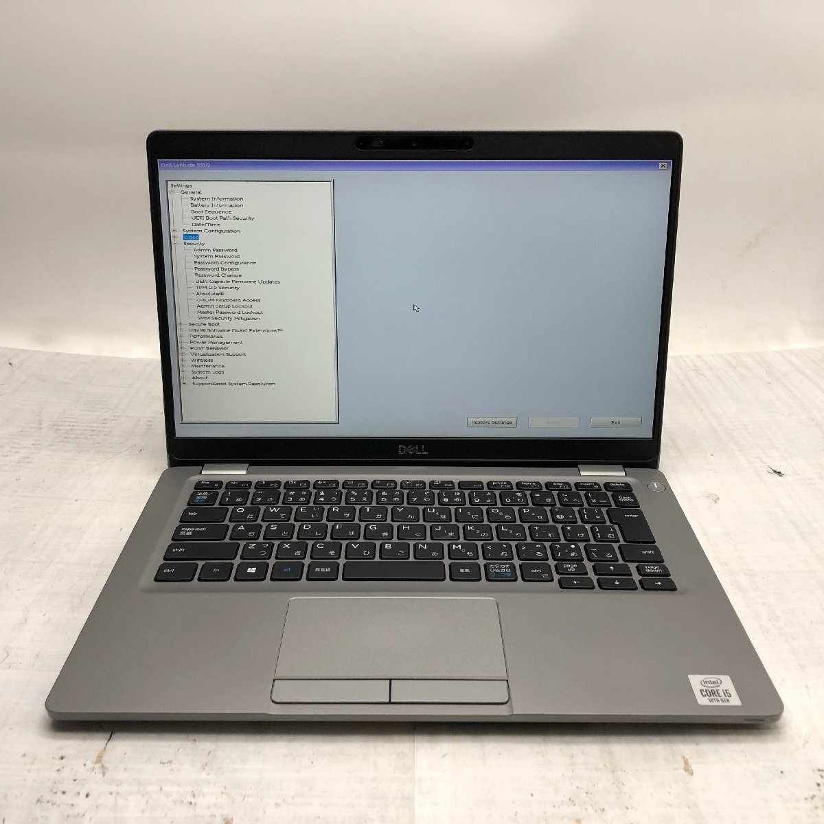 Dell Inc. Latitude 5310 Core i5 10310U 1.70GHz/16 GB/256 GB(NVMe) 〔1016N72〕_画像2
