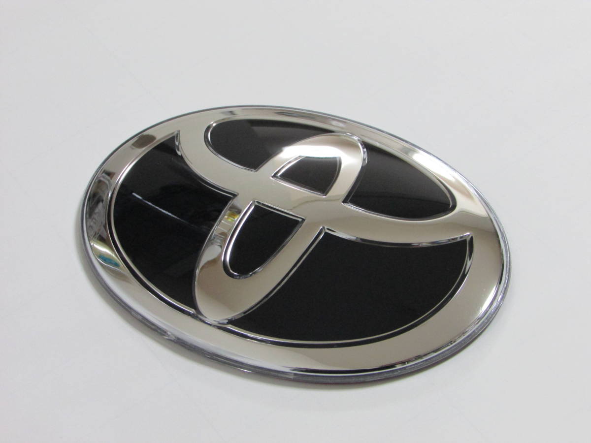 TOYOTA トヨタ エンブレム ブラック 鏡面 140mm×95mm_画像3