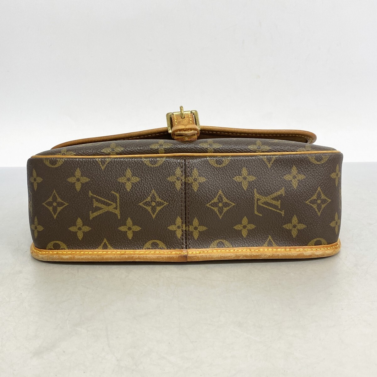 【5md4431】ルイヴィトン ショルダーバッグ モノグラム ソローニュ M42250 ブラウン【中古】レディース_画像3