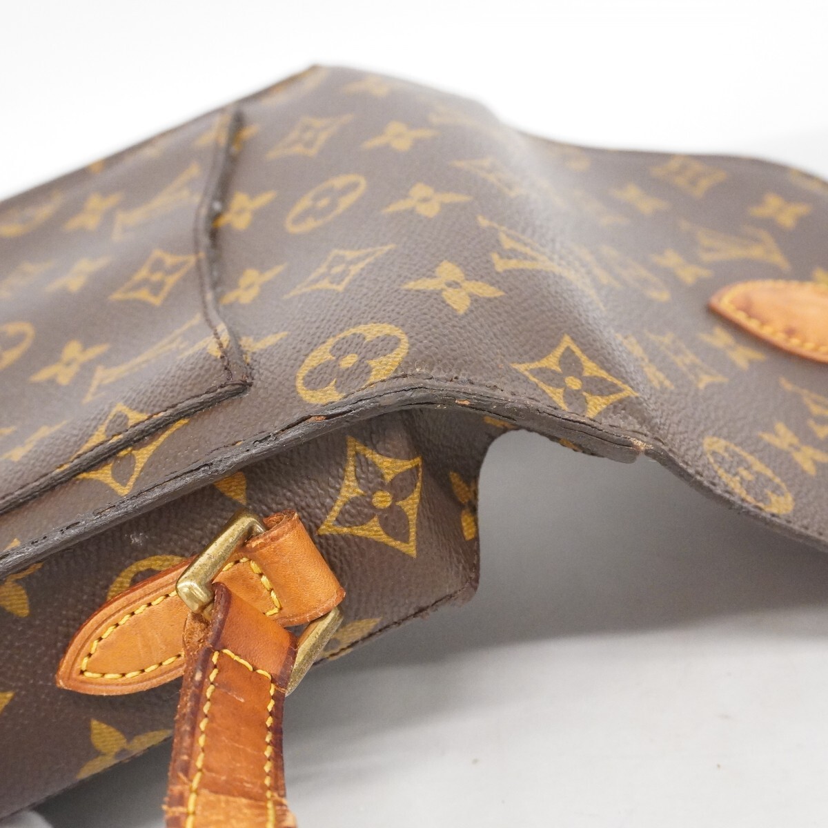 【5md5018】ルイヴィトン ショルダーバッグ モノグラム サンクルーMM M51243 ブラウン【中古】レディース_画像9