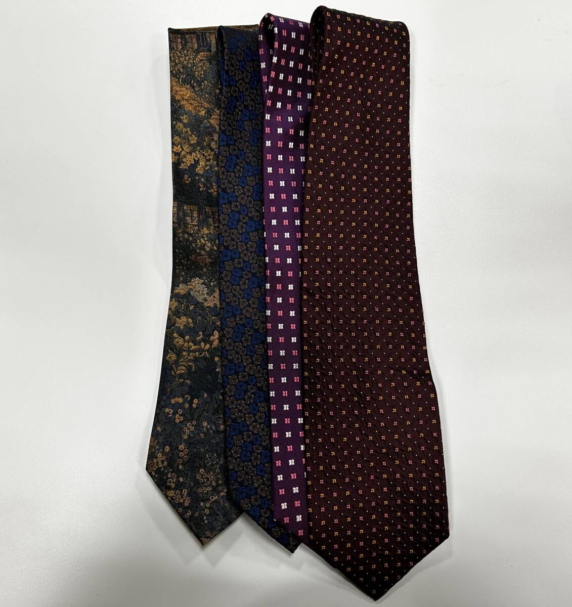 KM-0034 シルク 絹100% ネクタイ まとめ売り _画像4