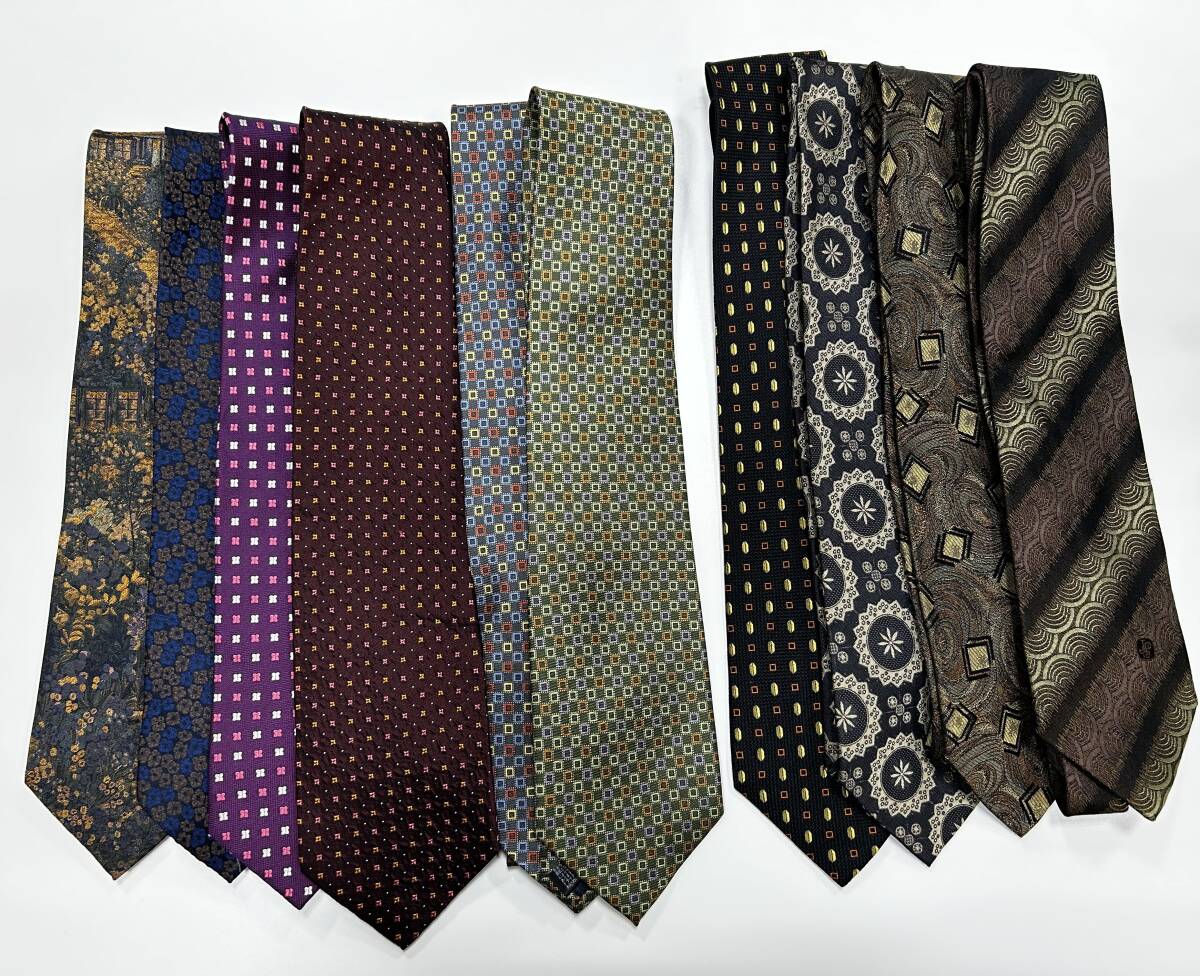 KM-0034 シルク 絹100% ネクタイ まとめ売り _画像1