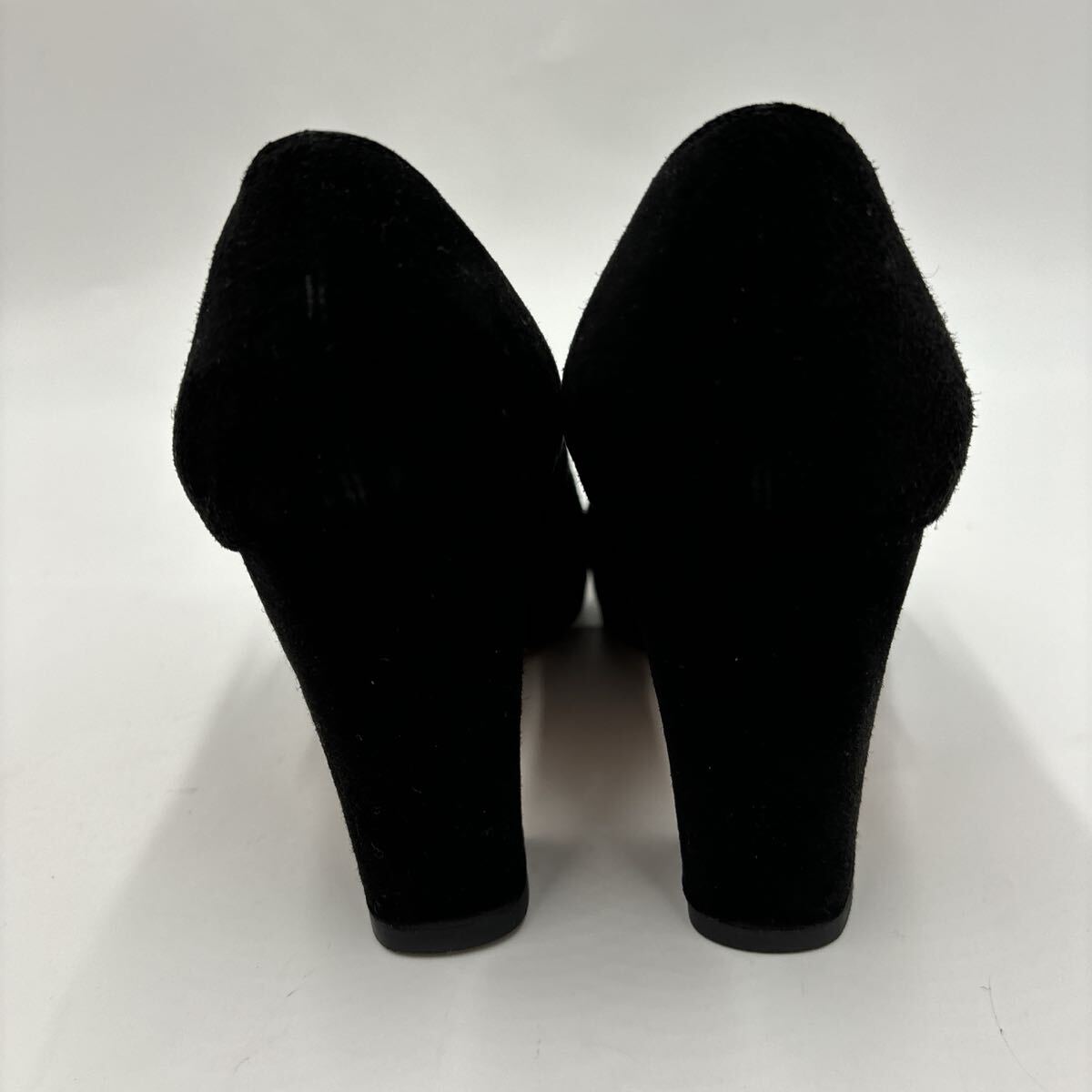 ＊ 箱付き イタリア製 '高級婦人靴' Salvatore Ferragamo サルヴァトーレフェラガモ 本革 メリージェーン / ヒール パンプス 7.5B 24.5cm_画像6