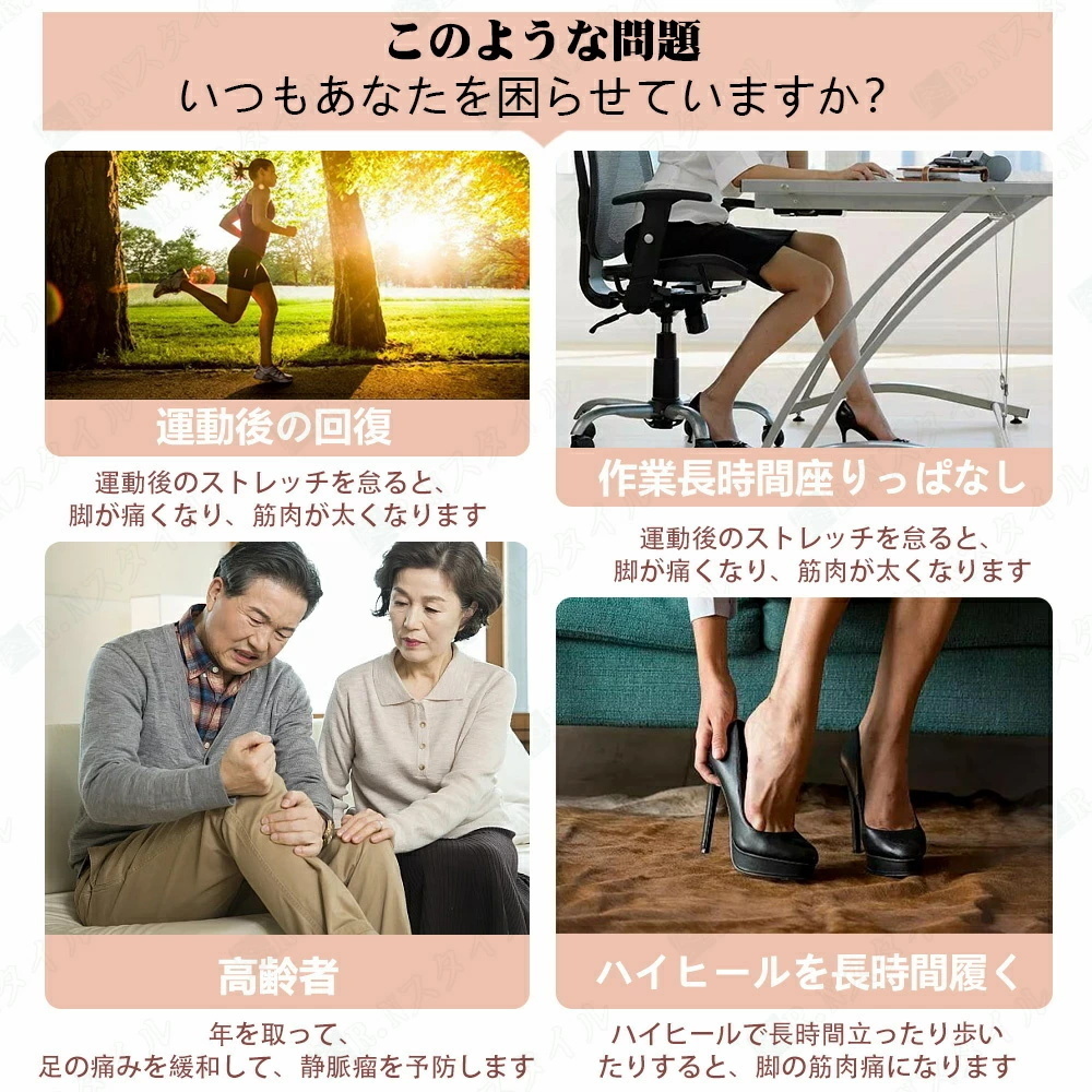 フットマッサージャー マッサージ器 エアーマッサージャー 足 足マッサージ機 レッグ 足先 ふくらはぎ 家庭用 太もも 3つのモード 加熱機能_画像2