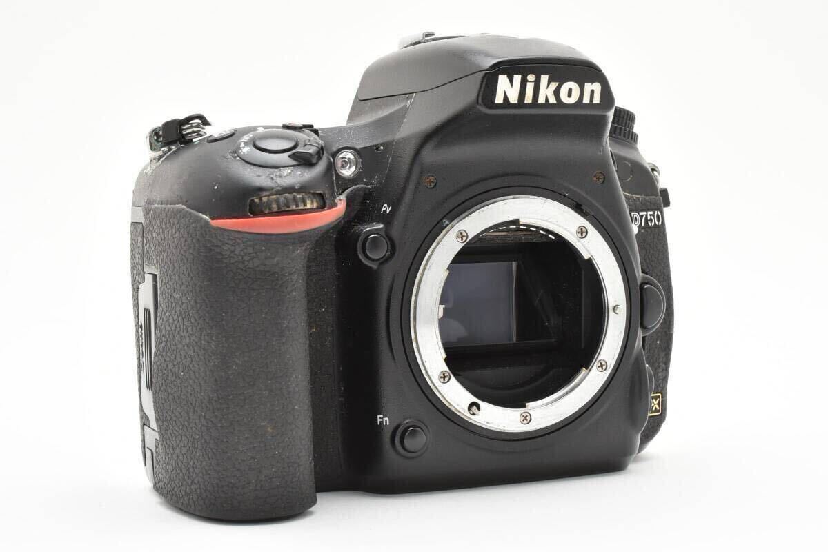 NIKON ニコン D750 デジタル一眼レフカメラ フルサイズ 純正バッテリー&充電器付き 動作OK 同梱可能_画像4