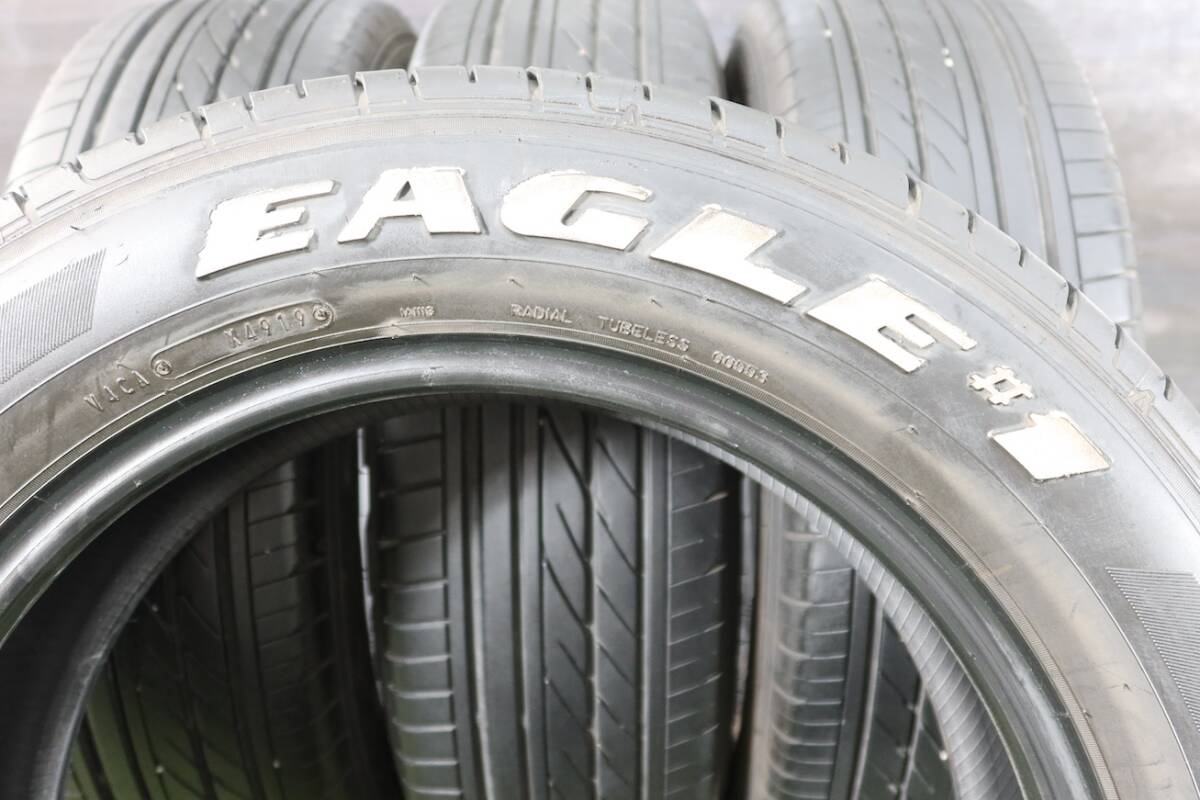 <ホワイトレター>グットイヤー ナスカー EAGLE1 イーグルワン 215/60R17C 109/107R 4本セット 2019年製 即納 200 ハイエース キャラバン_画像2