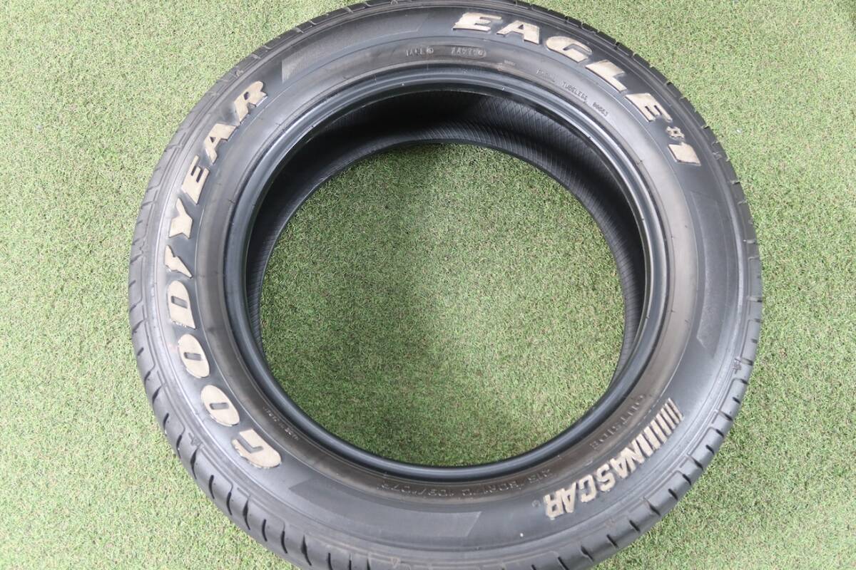 <ホワイトレター>グットイヤー ナスカー EAGLE1 イーグルワン 215/60R17C 109/107R 4本セット 2019年製 即納 200 ハイエース キャラバン_画像3
