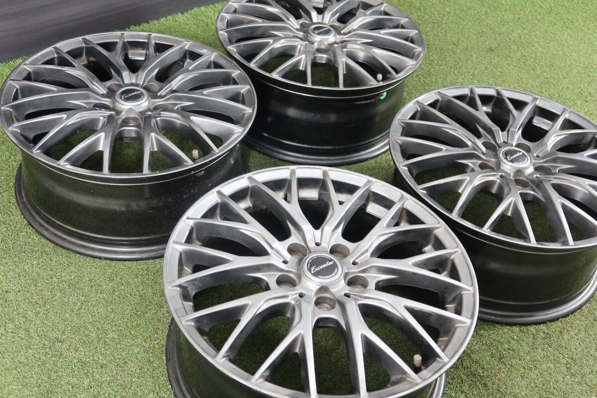 ＜スタッドレス用＞ホットスタッフ エクシーダー 17in 7J +48 PCD114.3 5H 4本セット CX-8 ハリアー エクストレイル アウトバックレガシィ_画像2