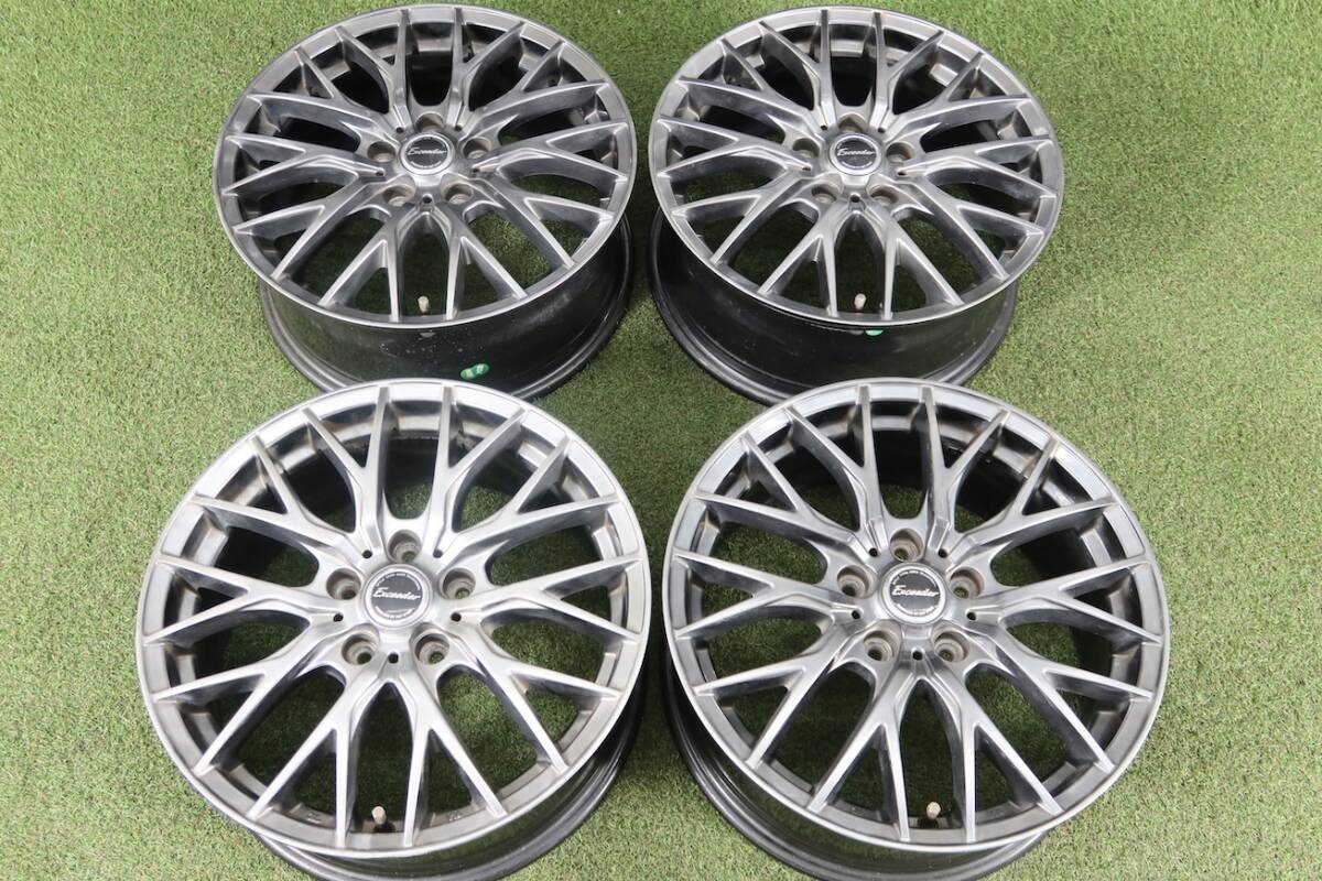 ＜スタッドレス用＞ホットスタッフ エクシーダー 17in 7J +48 PCD114.3 5H 4本セット CX-8 ハリアー エクストレイル アウトバックレガシィ_画像1