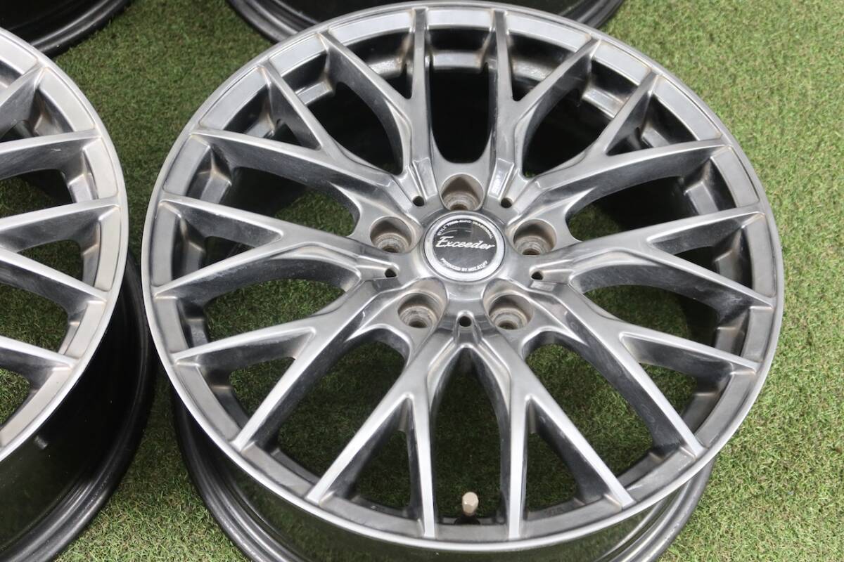 ＜スタッドレス用＞ホットスタッフ エクシーダー 17in 7J +48 PCD114.3 5H 4本セット CX-8 ハリアー エクストレイル アウトバックレガシィ_画像7