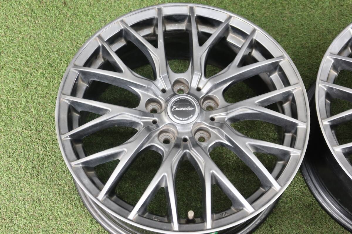 ＜スタッドレス用＞ホットスタッフ エクシーダー 17in 7J +48 PCD114.3 5H 4本セット CX-8 ハリアー エクストレイル アウトバックレガシィ_画像4