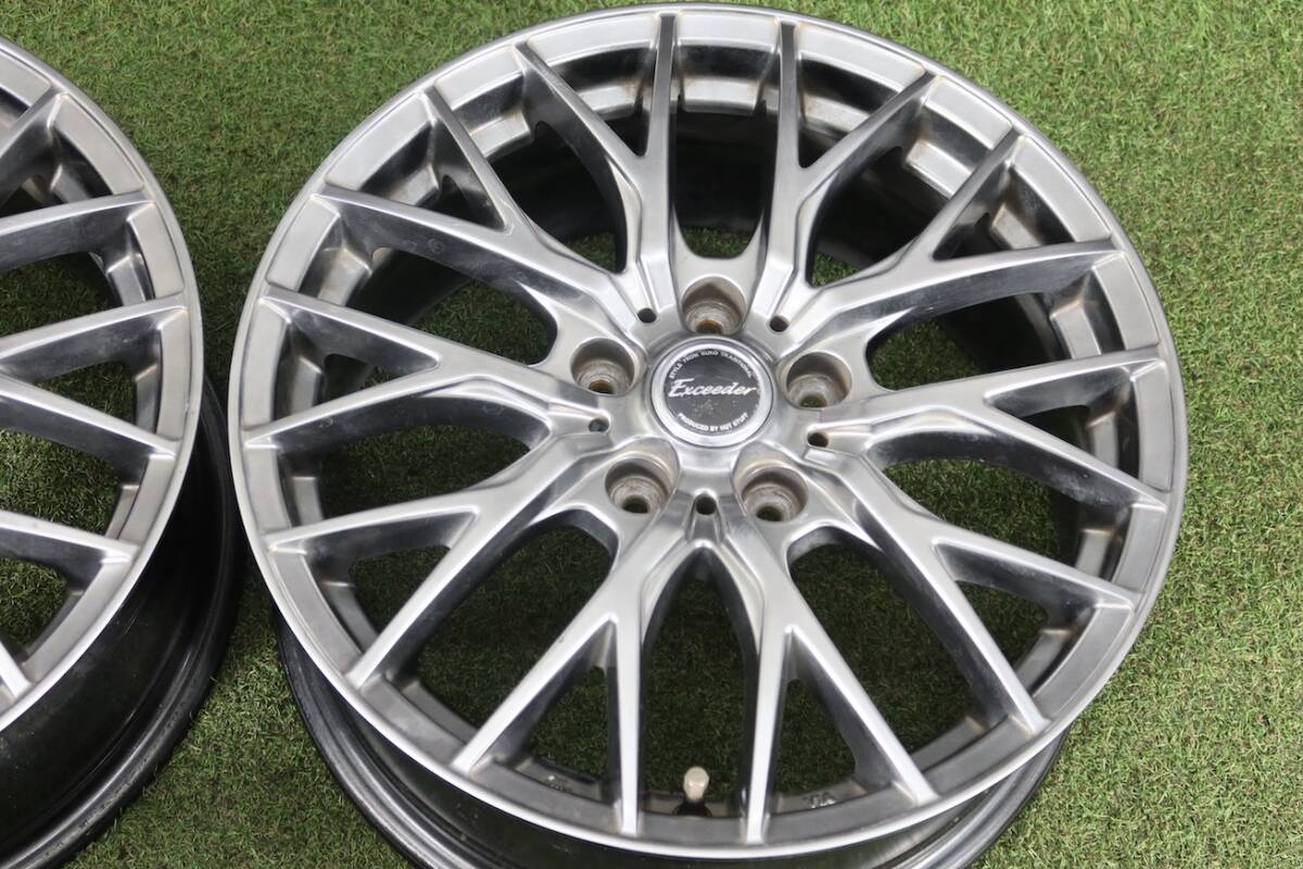 ＜スタッドレス用＞ホットスタッフ エクシーダー 17in 7J +48 PCD114.3 5H 4本セット CX-8 ハリアー エクストレイル アウトバックレガシィ_画像5