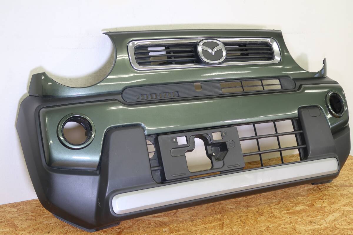 ＜純正品/即納＞MR92S MR52S ハスラー MS92S MS52S フレアクロスオーバー 純正フロントバンパー 緑 71711-59S0 グリル ロア ガーニッシュ_画像2