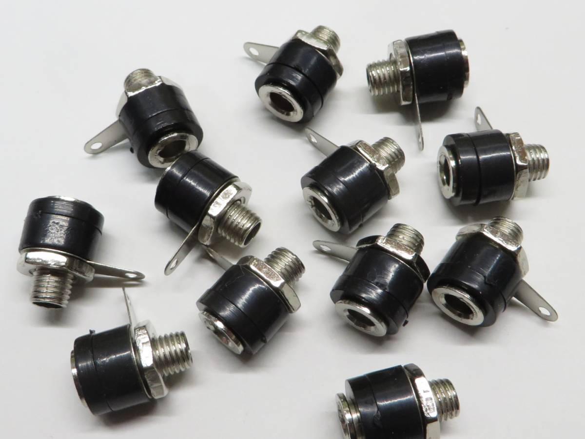 φ4mm ミニバナナジャックソケット(端子) 黒 10個_画像1