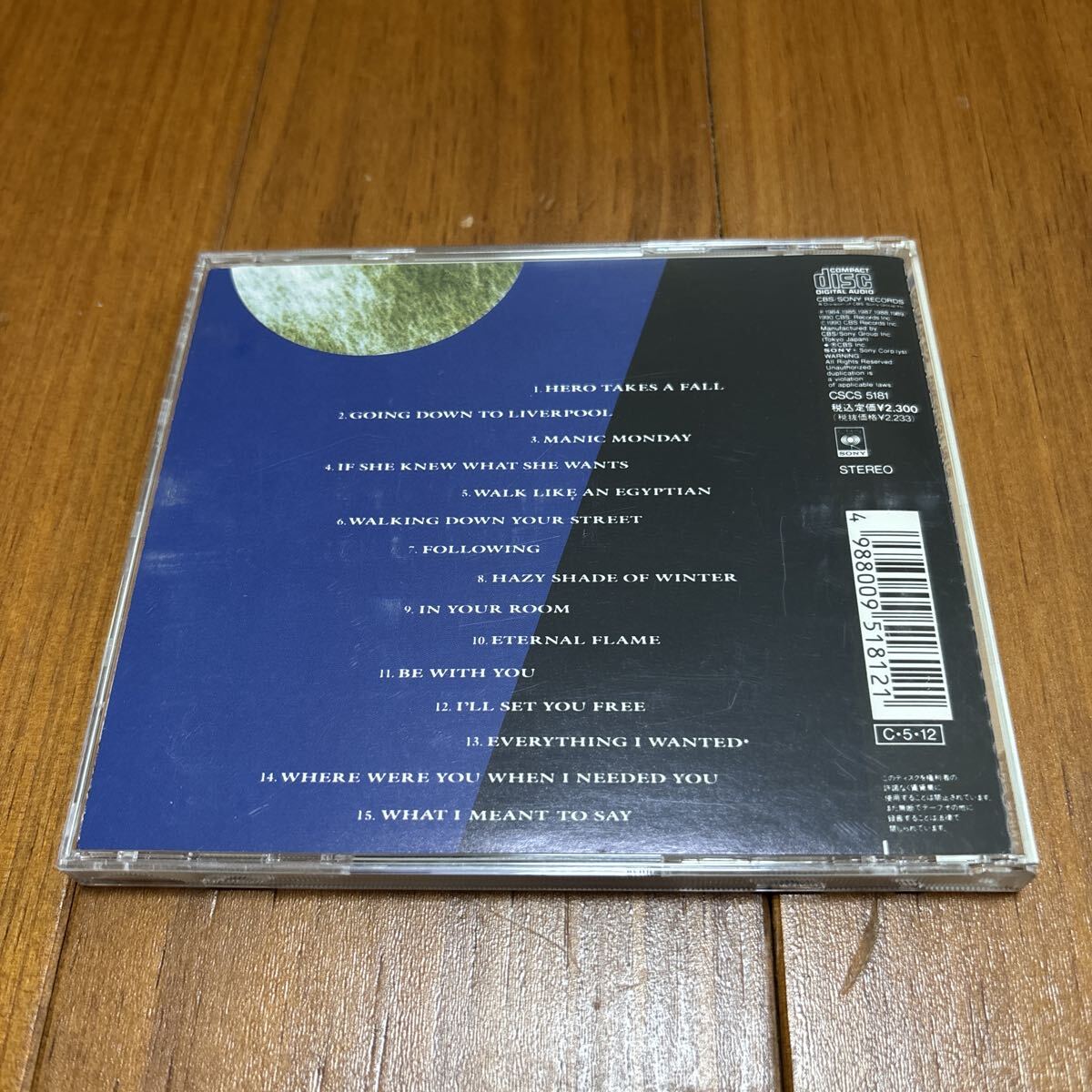 バングルス BANGLES CD ヒッツ GREATEST HITS_画像2