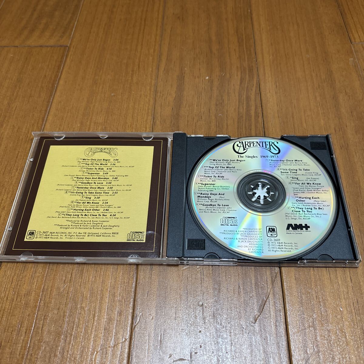 CD カーペンターズ Carpenters Singles シングルス 1969-1973_画像3