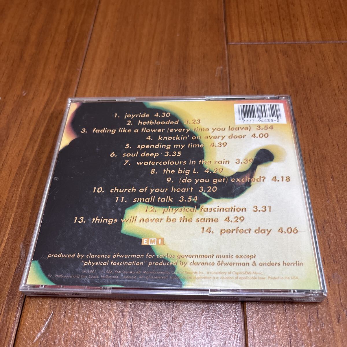 CD roxette joyride_画像2