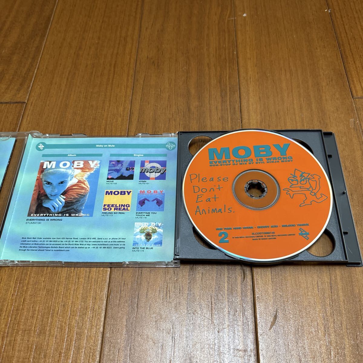 CD MOBY EVERYTHING IS WRONG DJ MIX ALBUM_画像4