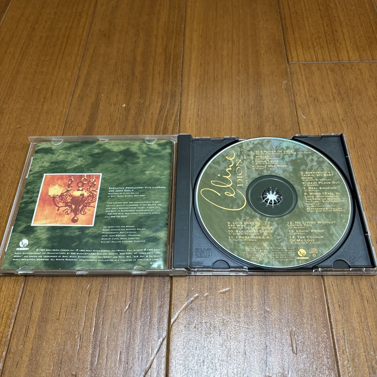 CD セリーヌ ディオン CELINE DION THE COLOUR OF MY LOVE_画像3