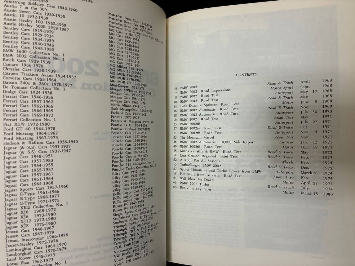 BMW 2002: Collection no. 1 1968年-1980年 までに発売された BMW 2002 機能/説明解説,レビュー 記載 (1982年 Brooklands books社出版) _画像3