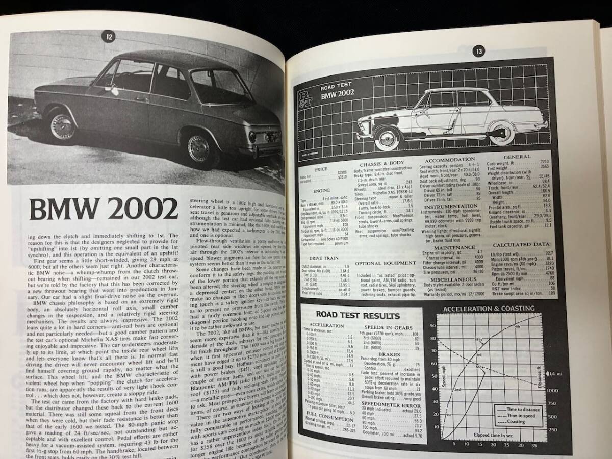 BMW 2002: Collection no. 1 1968年-1980年 までに発売された BMW 2002 機能/説明解説,レビュー 記載 (1982年 Brooklands books社出版) _画像9