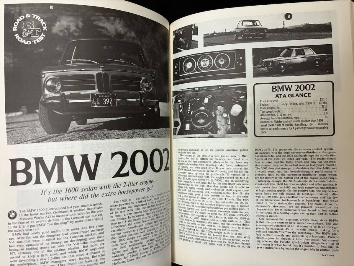 BMW 2002: Collection no. 1 1968年-1980年 までに発売された BMW 2002 機能/説明解説,レビュー 記載 (1982年 Brooklands books社出版) _画像5