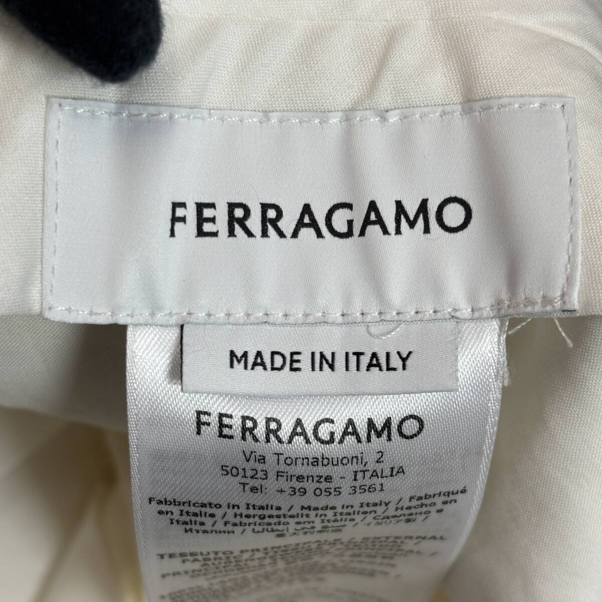 [ не использовался товар ][ справка обычная цена 115,500 иен ] Ferragamo tuck flair шорты #42 tuck брюки flare pants шорты блузон FERRAGAMO