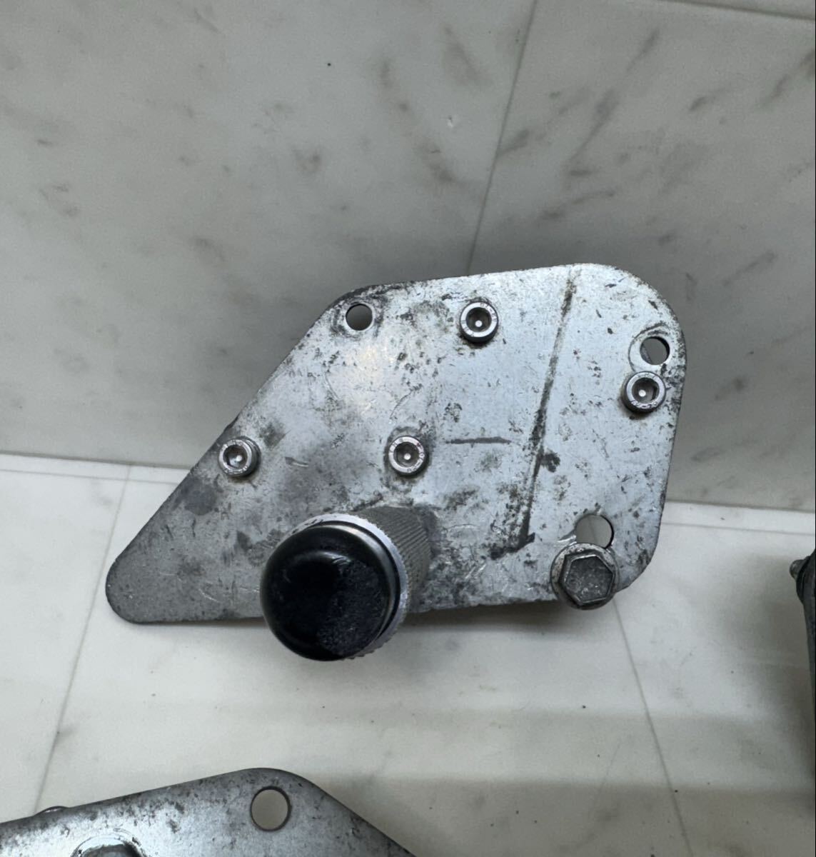 NS50Rで使用 純正 ステップ 片側 スペアあり ペダル付き HRC S50R NS50F AC08(検 NSR50 NS−1 NSF100 武川 キタコ_画像3