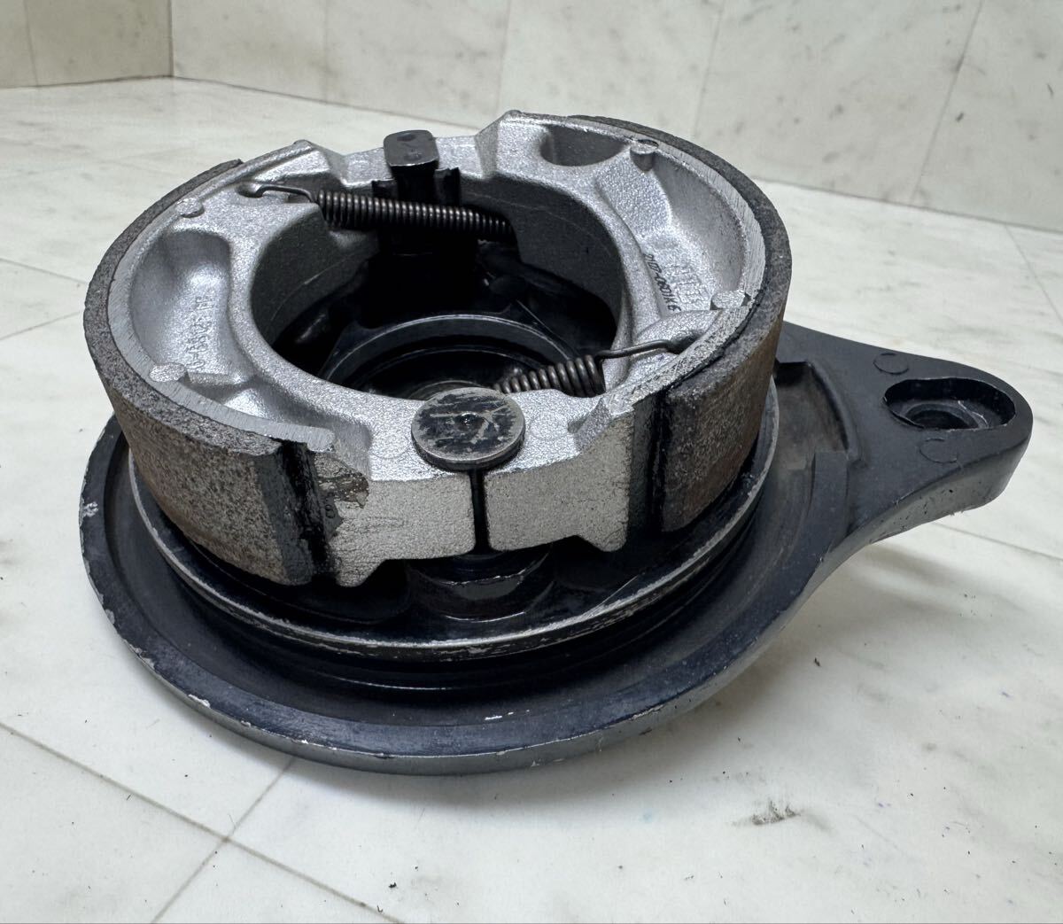 NS50Rで使用 純正 リアブレーキパネル HRC S50R NS50F AC08（検 NSR50 NS−1 NSF100 武川 キタコ_画像5