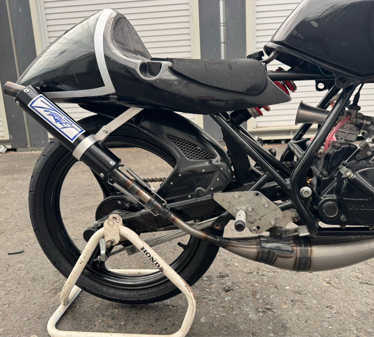 NS50Rで使用 純正 リアブレーキパネル HRC S50R NS50F AC08（検 NSR50 NS−1 NSF100 武川 キタコ_画像8