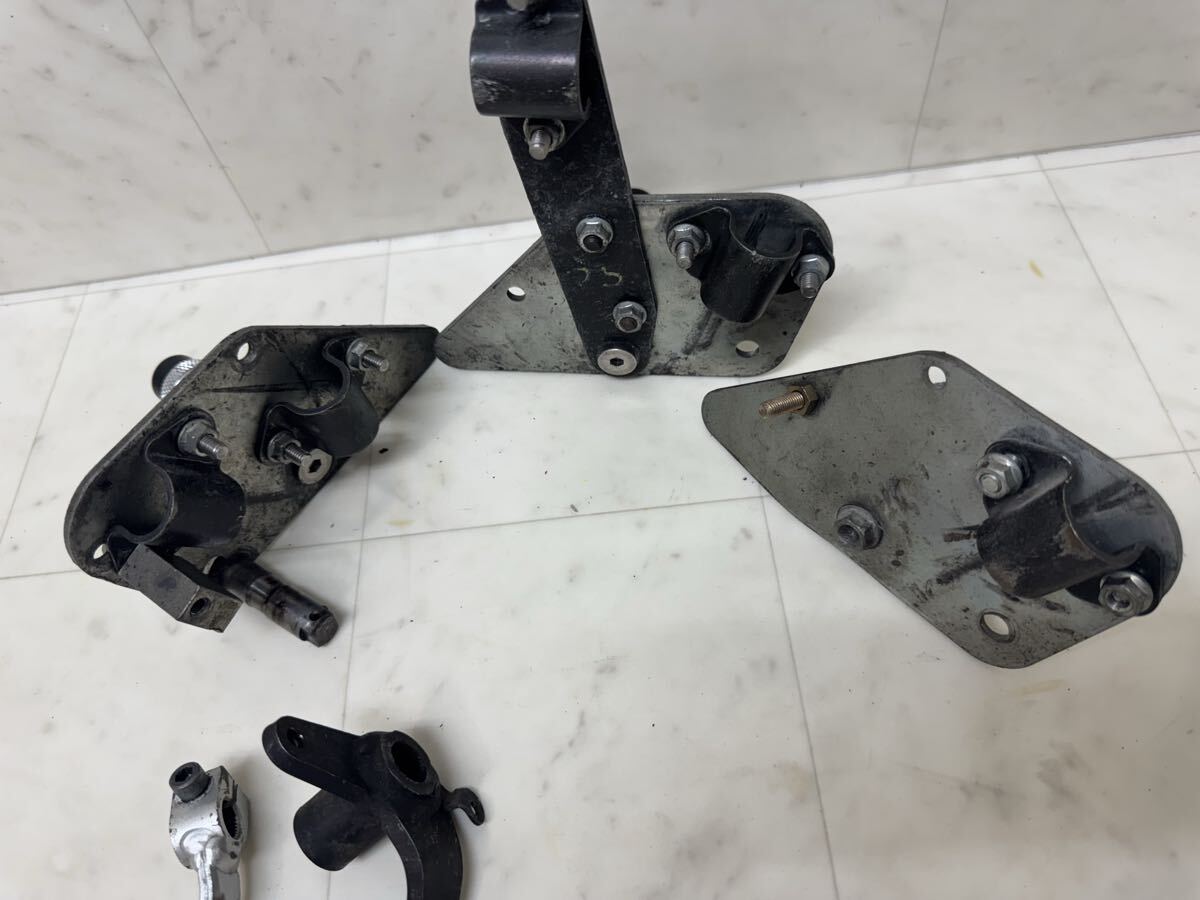 NS50Rで使用 純正 ステップ 片側 スペアあり ペダル付き HRC S50R NS50F AC08(検 NSR50 NS−1 NSF100 武川 キタコ_画像8