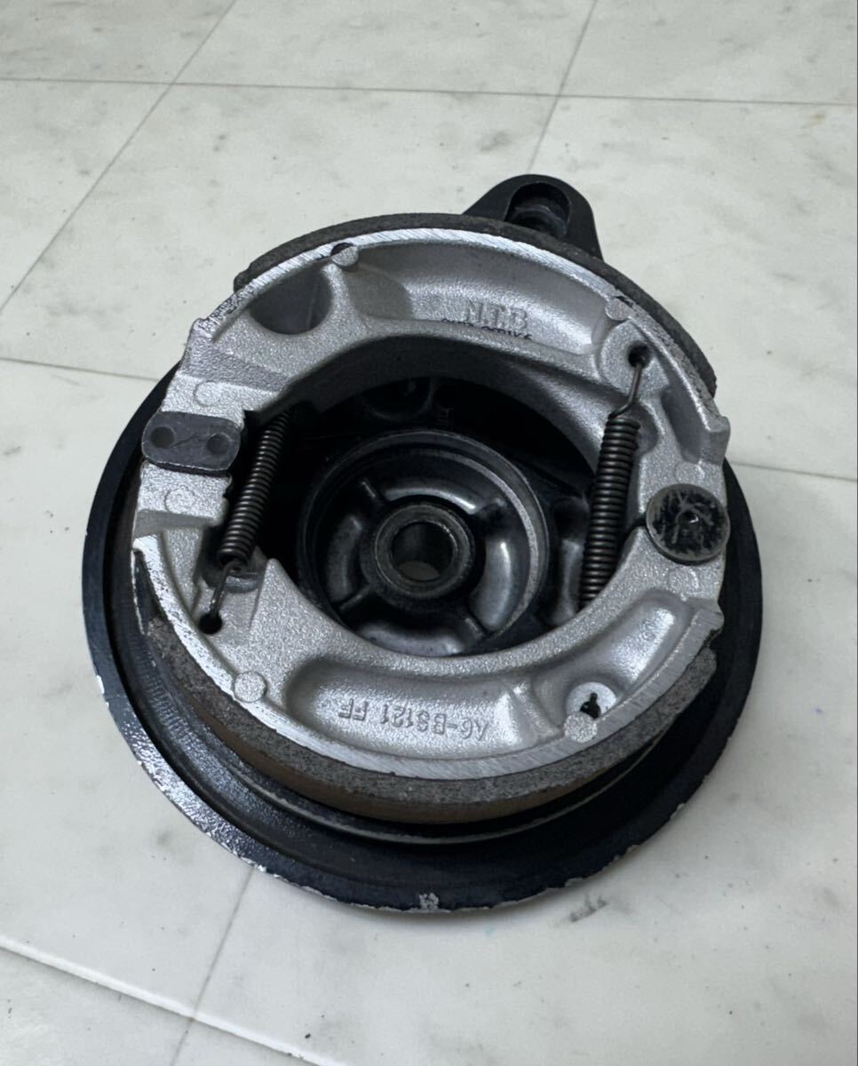 NS50Rで使用 純正 リアブレーキパネル HRC S50R NS50F AC08（検 NSR50 NS−1 NSF100 武川 キタコ_画像7